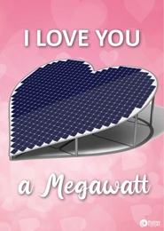 Solar-Themed Valentine Card