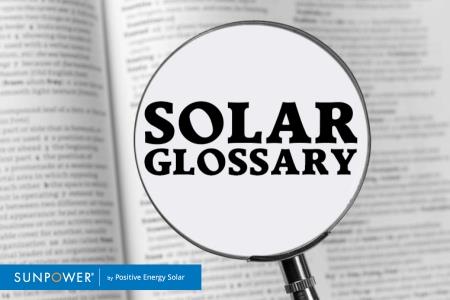 solar energy glossary