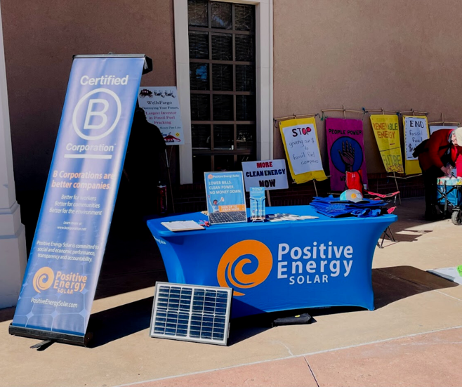 Positive Energy Solar Information Booth
