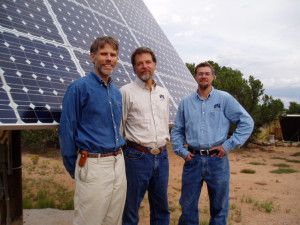 Positive Energy Solar Founders Randy Sadewic, Allan Sindelar and Mark Drummond