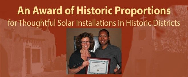 solar panels in Santa Fe historic districts