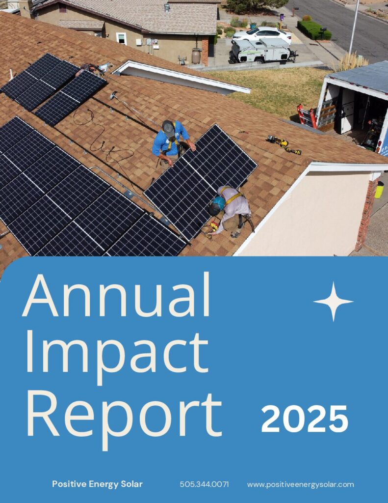 Positive Energy Solar Impact Report 2025